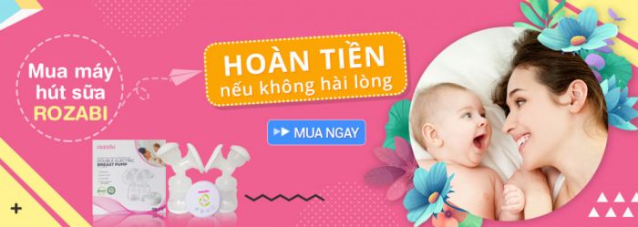 Máy hút sữa điện đôi Rozabi Basic - Đột phá với 12 cấp độ hút & mát xa - Giảm giá 400k chỉ còn 699.000₫ Máy hút sữa điện đôi Rozabi Basic - Đột phá với 12 cấp độ hút & mát xa - Giảm giá 400k chỉ còn 699.000₫
