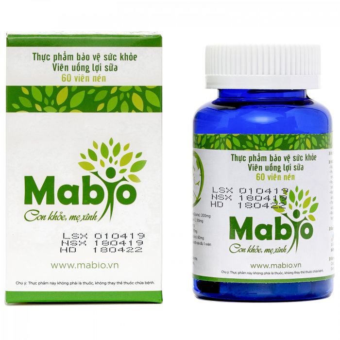 Viên uống lợi sữa Mabio 60 viên