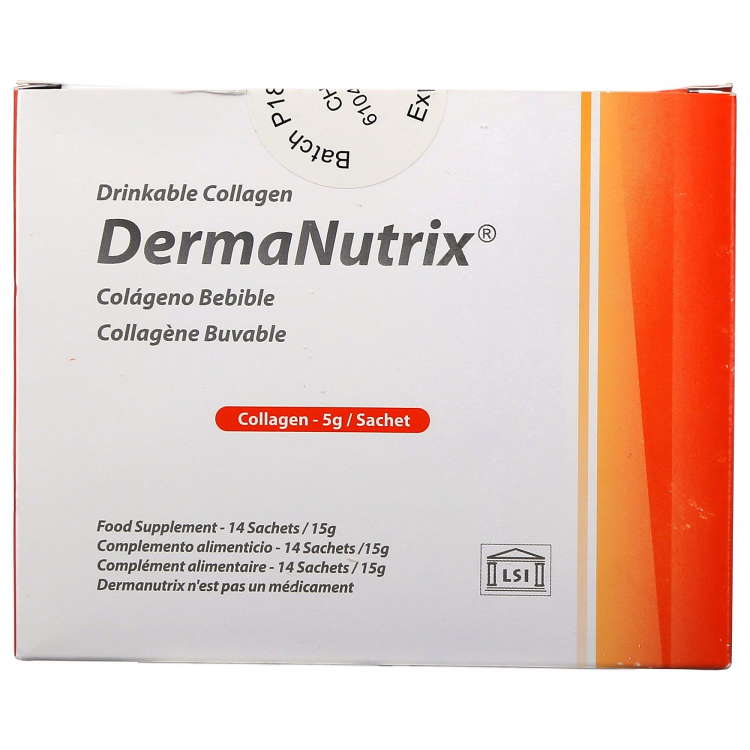 Collagen DermaNutrix Thụy Sĩ hộp 14 gói dạng gel